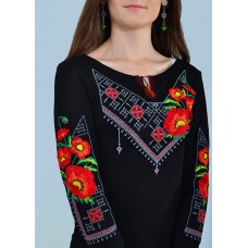 Embroidered t-shirt with long sleeves "Tassel"
